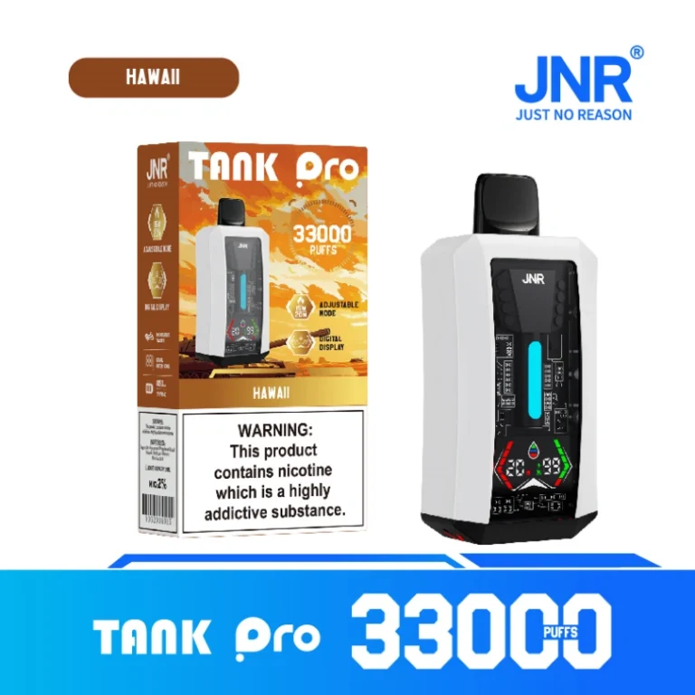 JNR 33000 Puffs 33K Tank Pro Disposable Vape Smart Screen Wholesale