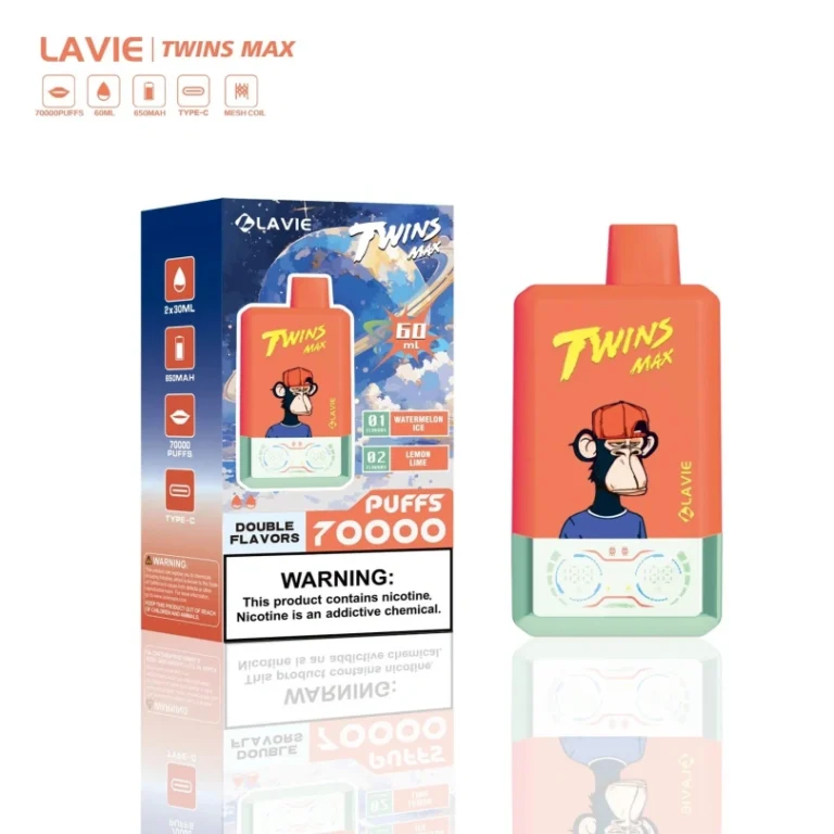 Lavie 70000 Puffs 70k Twins Max 2 in 1 Disposable Vape