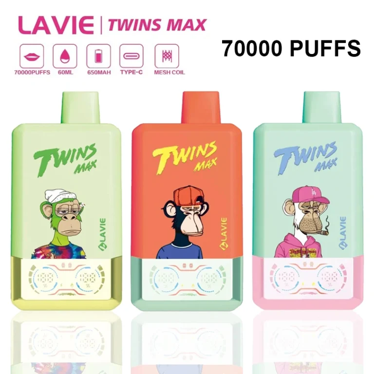 Lavie 70000 Puffs 70k Twins Max 2 in 1 Disposable Vape
