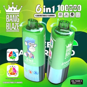 6 in 1 Bang Blaze 100000 Puffs 100k Big Puff Vape Shops Near Me