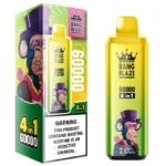 Jaemüügi Vape MOQ 2 proovi tellimus tasuta saatmine Bang Blaze 60000 Puffs