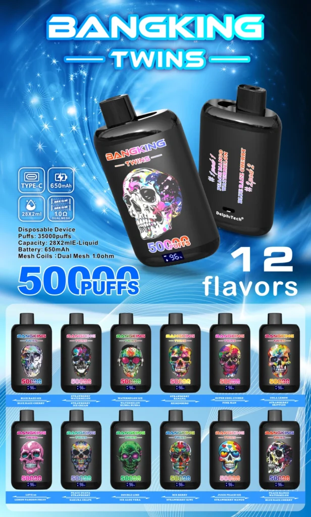 Bang King Twins 50000 Puffs jednorazowe Vape