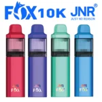 JNR Fox 10k 10000 Puffs 2ml Refilled Pod Vape 10ml Refillable Bottle Kit 800mAh Best Prices