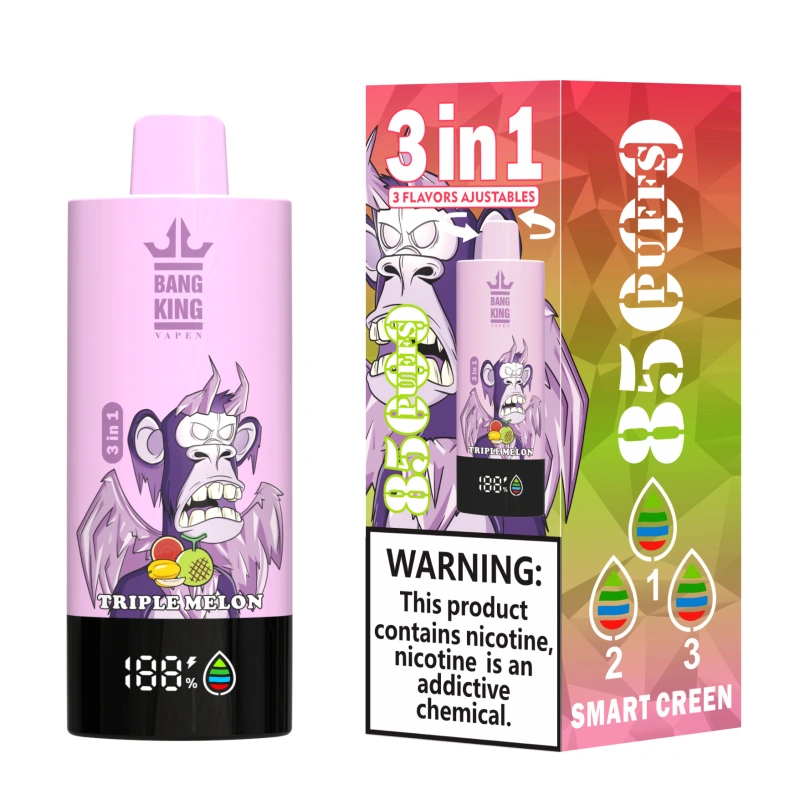 MOQ 2 Vape Sample Order Retail 2PC Vásárlás 2 Bang King 85000 Puffs 2 MOQ 2 Vape minta rendelés kiskereskedelmi 2PC Vásárlás 2 Bang King 85000 Puffs