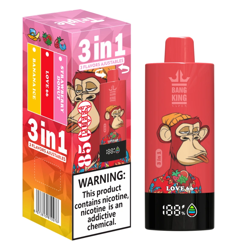 MOQ 2 Vape Sample Order Retail 2PC Vásárlás 2 Bang King 85000 Puffs 4 MOQ 2 Vape minta rendelés kiskereskedelmi 2PC Vásárlás 2 Bang King 85000 Puffs