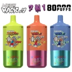 Mesii 80000 Puffs 80k 7 in 1 Big Puffs Disposable Vape 2025 Wholesale Free Shipping