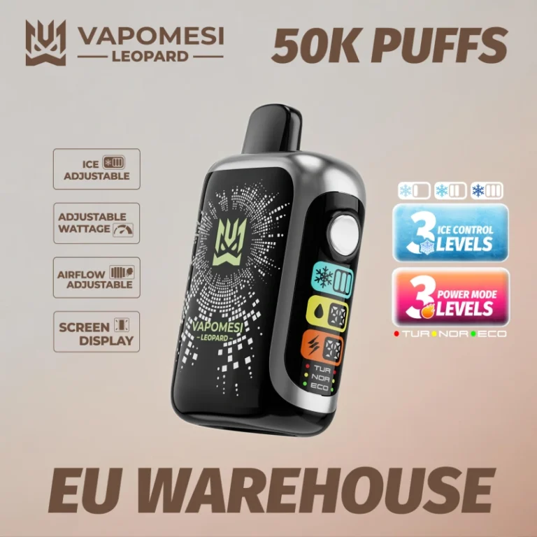 Vapomesi 50000 Puffs 50k Leopard Ice Control Disposable Vape EU Warehouse