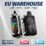 EU Vape Vapomesi Leopard 50000 Puffs 50k Ice Control Smart Screen ühekordselt kasutatav Vape 2025