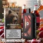 EU Vape Vapomesi Brown Bear 30000 Puffs 30k Smart Screen Einweg elektronische Zigarette Großhandel 2025 Freies Verschiffen
