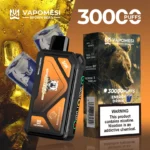 EU Vape Vapomesi Brown Bear 30000 Puffs 30k Smart Screen Einweg elektronische Zigarette Großhandel 2025 Freies Verschiffen
