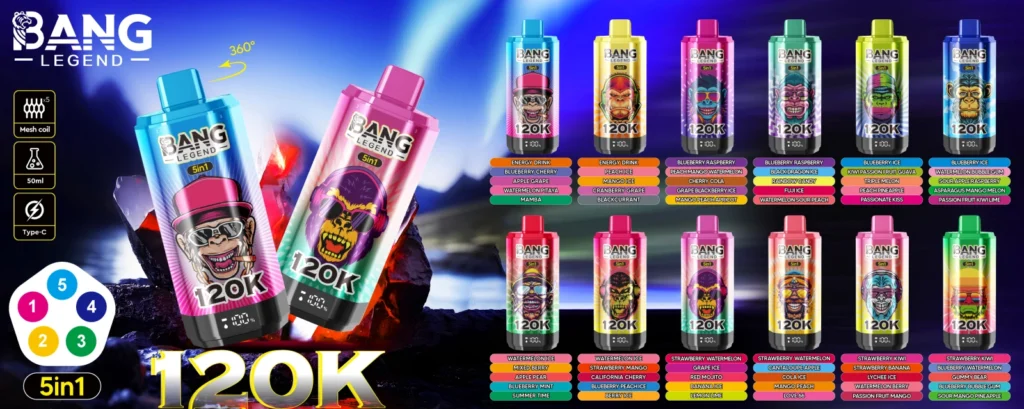 Bang Legend 120k Puffs 120000 Vape jednorazowego użytku