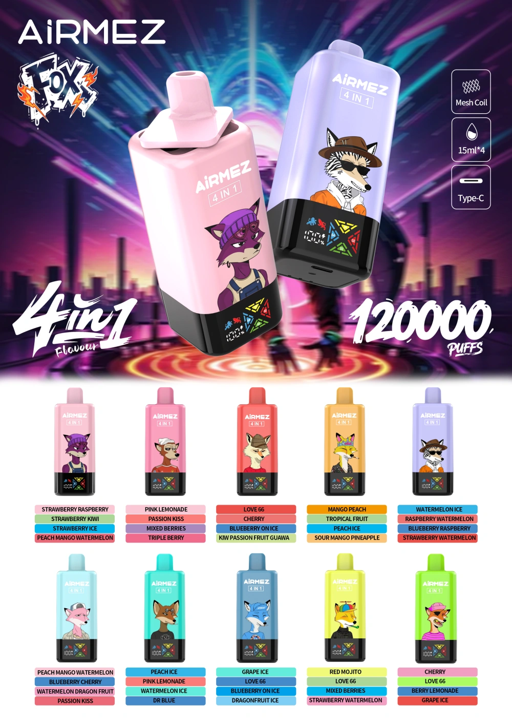 EU Vape Airmez 12000 Puffs