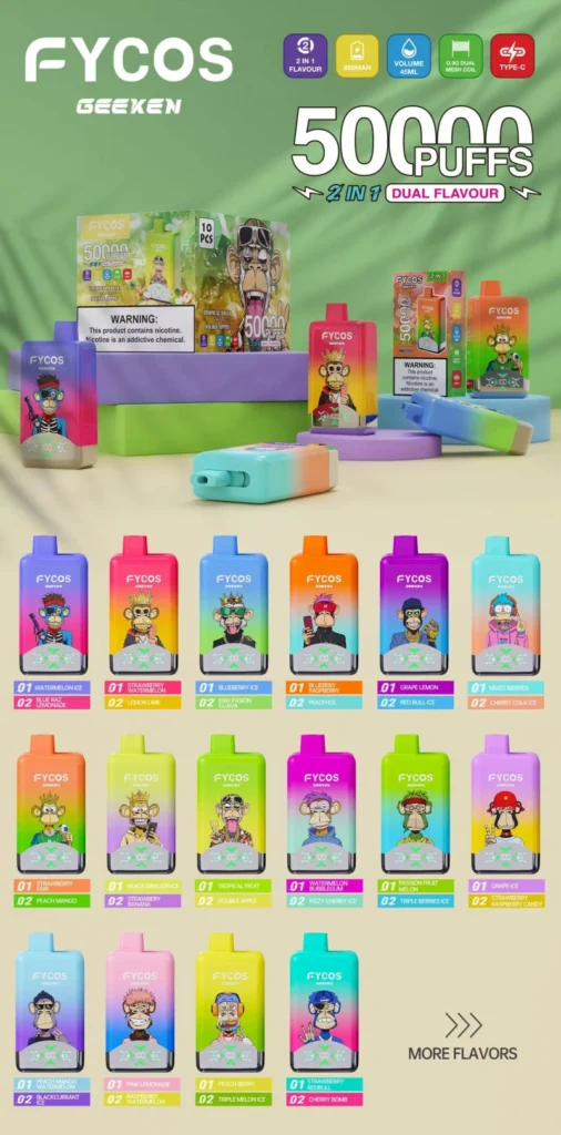 EU Vape FYCOS 50000 Puffs 2 i 1