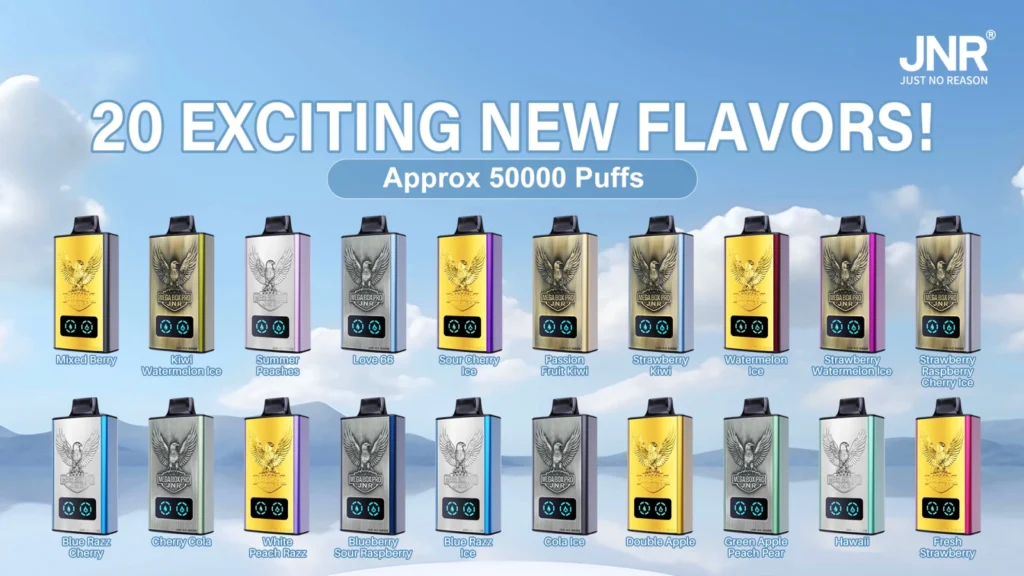 JNR Mega Box Pro 50000 Puffs eldobható Vape