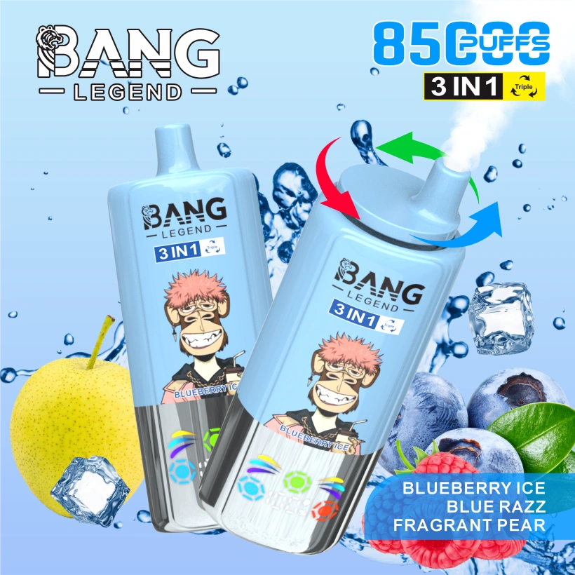 Negozio di Vape al dettaglio Acquista 2 pezzi Acquirente personale Prova Gusto Bang Legend 85K 