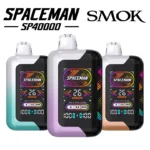 Puff 40k Smok Spaceman 40000 Puffs 4 Level Ice Nic Control Disposable Vape Wholesale Party Fashion