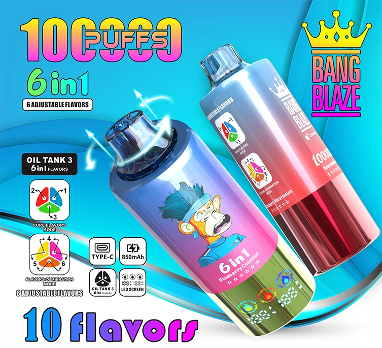 Bang Blaze 10000 Puffs 6 i 1 engangs vape