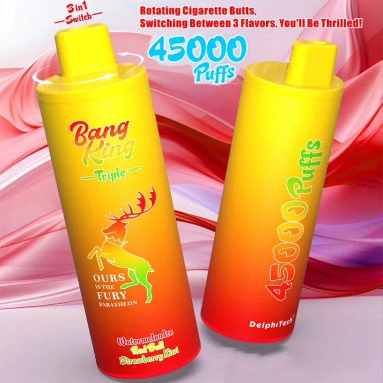 Home 85 Kiskereskedelmi Vape 45000 Puffs Személyes vásárlás Minta rendelés Minimum 2 darab Bang King