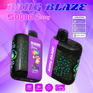 Retail Vape 50000 Puffs Minimum Order Free Shipping Sample Order Bang Blaze Starry