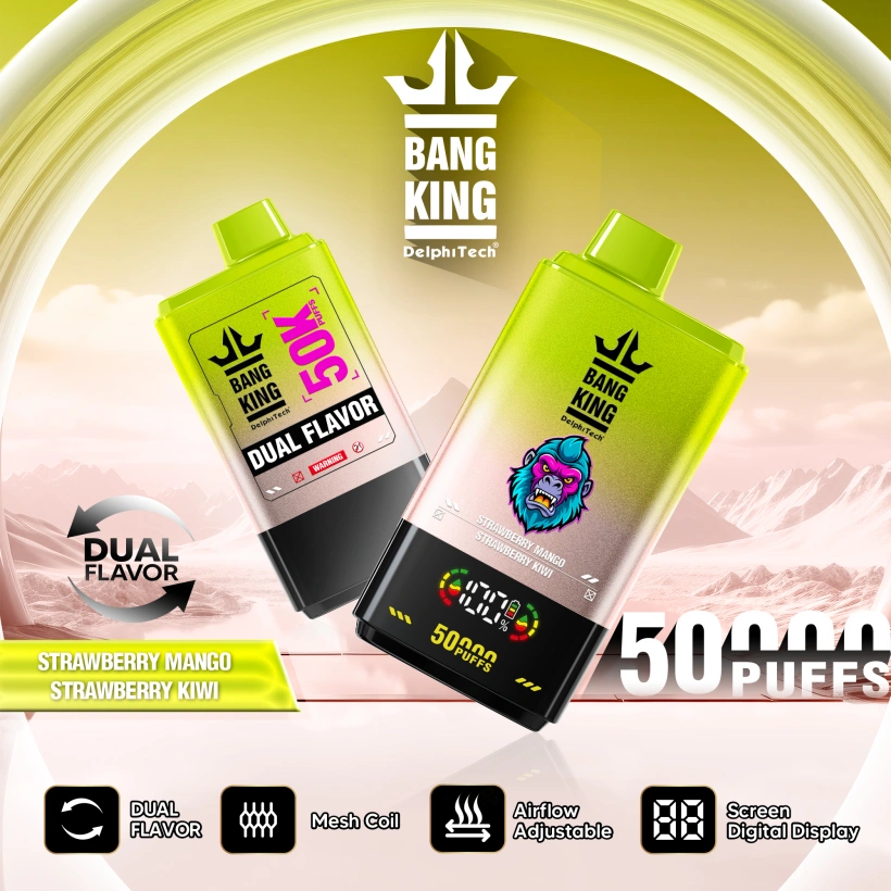 Venda a retalho Vape 50000 Puffs Amostras Envio gratuito Bang King