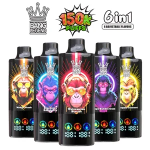 Bang Legend 150000 Pufffs 6 în 1 Vape de unică folosință cu ridicata Livrare gratuită
