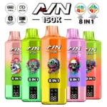 Puff 150k Aivono 15000 Puffs 8 i 1 Engangs Vape 2025 Ny