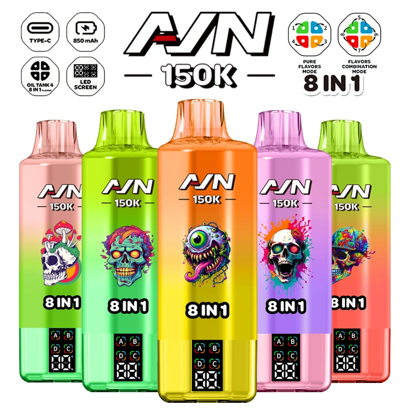 Puff 150k Aivono 15000 Puffs 8 in 1 Disposable Vape 2025 New 1 Puff 150k Aivono 15000 Puffs 8 i 1 Engangs Vape 2025 Ny
