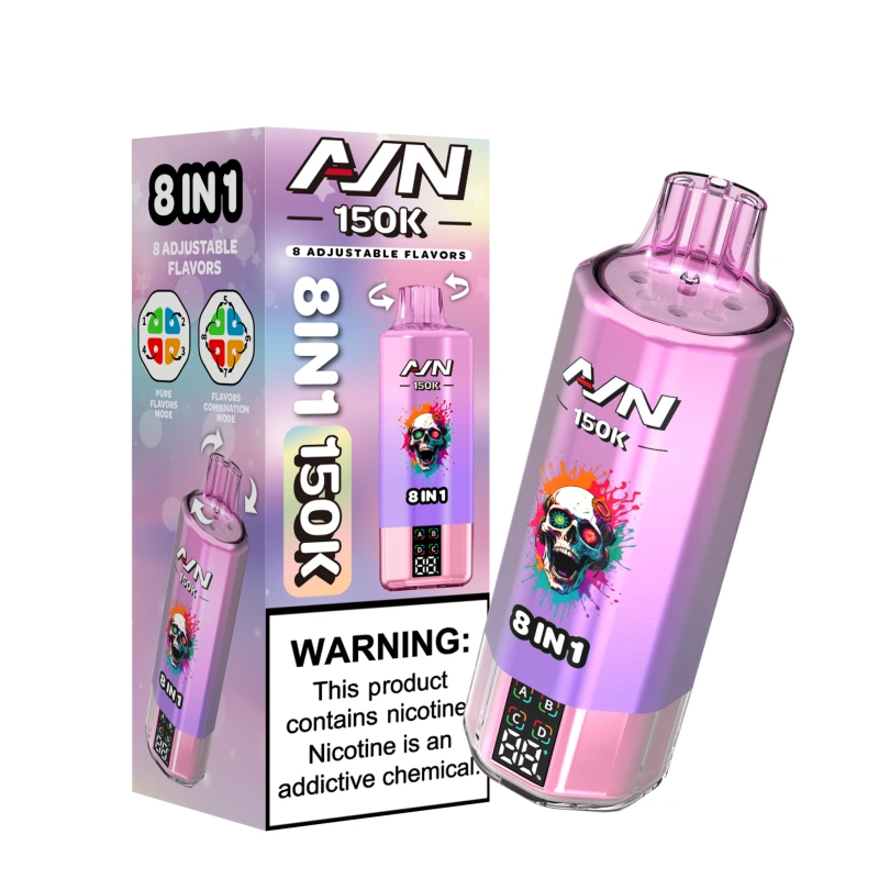 Puff 150k Aivono 15000 Puffs 8 in 1 Disposable Vape 2025 New 5 Puff 150k Aivono 15000 Puffs 8 i 1 Engangs Vape 2025 Ny