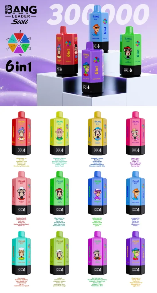 12 Best Bang Leader 300k Puffs Flavors (EU Vaper’s Taste Test!) 2 Bang Leader 300k Puffs 300000 6 v 1 jednorazovom Vape Doprava zdarma