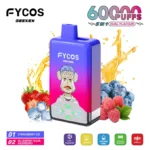 EU Vape FYCOS 60000 Puffs Geeken 2 in 1 Dual Flavors Disposable E Cigarette Free Shipping