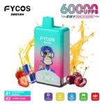 EU Vape FYCOS 60000 Puffs Geeken 2 in 1 Dual Flavors Disposable E Cigarette Free Shipping