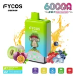 EU Vape FYCOS 60000 Puffs Geeken 2 in 1 Dual Flavors Disposable E Cigarette Free Shipping