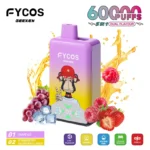 EU Vape FYCOS 60000 Puffs Geeken 2 in 1 Dual Flavors Disposable E Cigarette Free Shipping