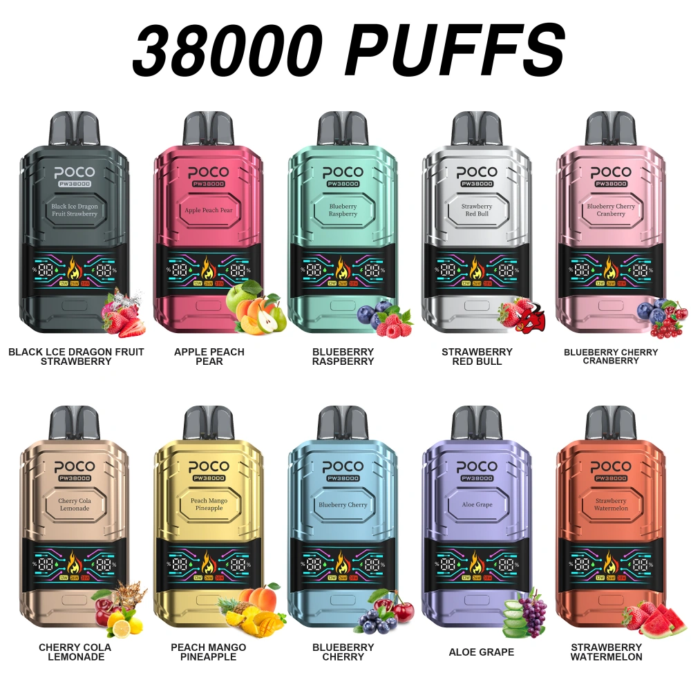 POCO PW 38000 Puffs 38k Disposable Vape Free Shipping EU Warehouse