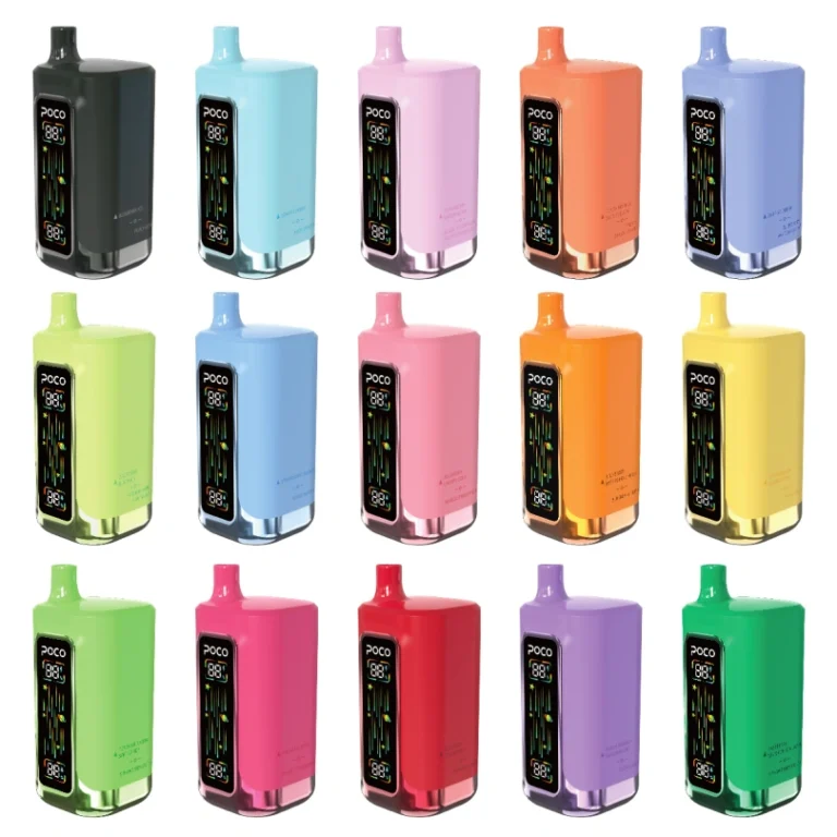 EU varasto POCO FR 80K Puffs 4 in 1 kertakäyttöinen Vape 80000 nopea toimitus