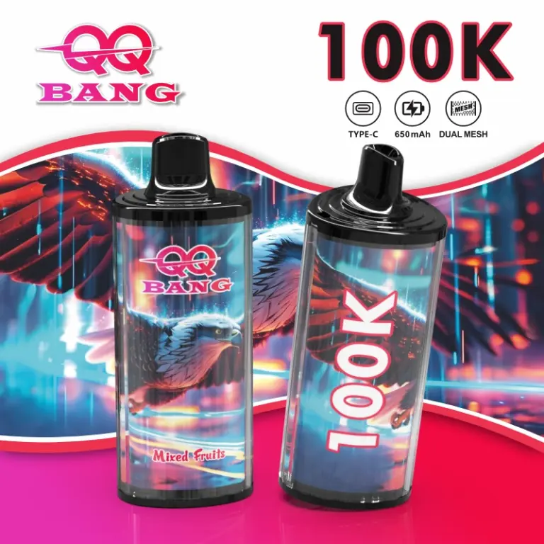 QQ Bang 100K Puffs 100000 Crystal de unică folosință Vape preț ieftin cu ridicata
