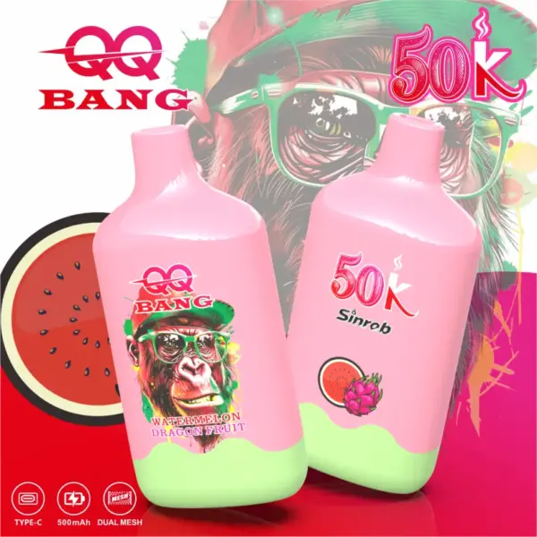QQ Bang 50k Puffs 50000 Levné jednorázové Vape Pen Doprava zdarma