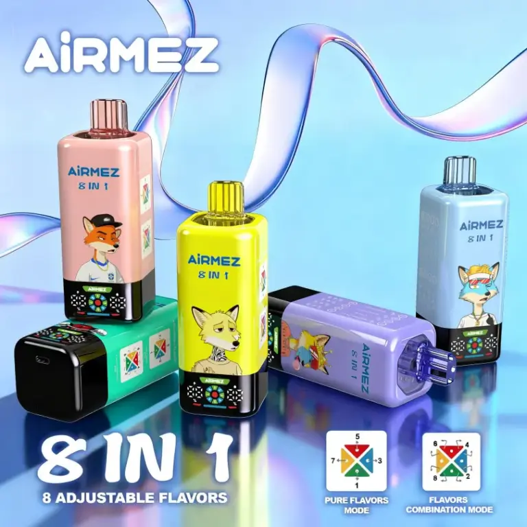 Airmez 160k Puffs 8 en 1 Mejor Vape Desechable Envío Gratuito Almacén UE