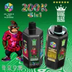 "Bang Blaze" 200k Puffs 6 in 1 ilgiausiai trunkantis vienkartinis Vape Nemokamas pristatymas