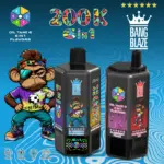 Bang Blaze 200k Puffs 6 v 1 nejdéle trvající jednorázové Vape Doprava zdarma