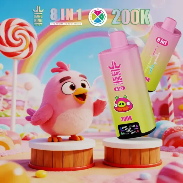 Bang King 200k Puffs 8 in 1 Best Disposable Vape Wholesale Free Shipping