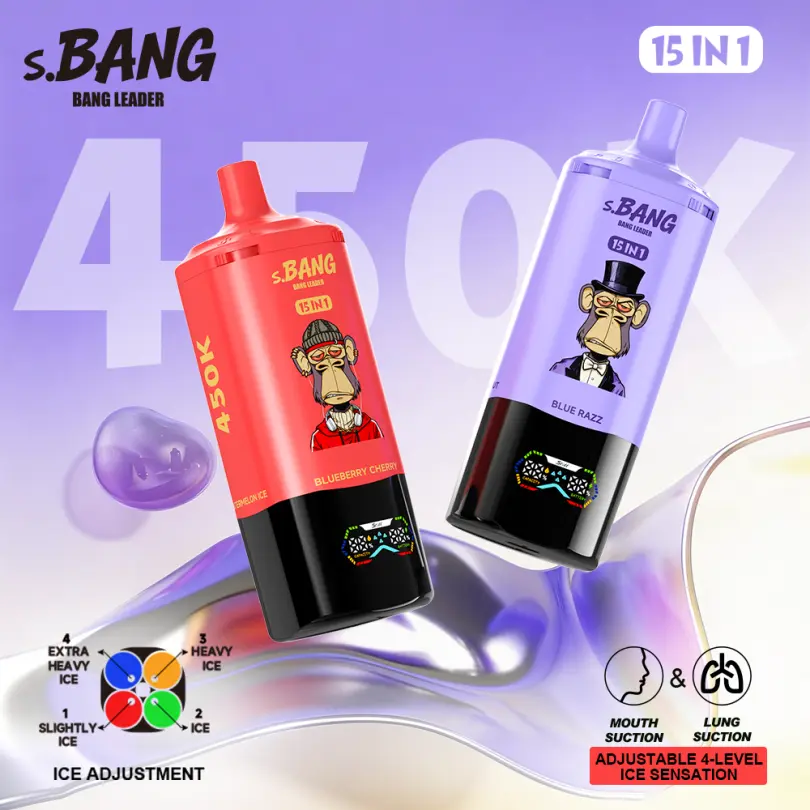 Bang Leader 450k Puffs 15 az 1-ben a legjobb eldobható Vape nagykereskedelemben