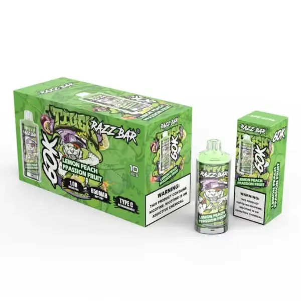 EU Vape Razz Bar 60000 Puffs Crystal E eldobható E-cigaretta ingyenes szállítás