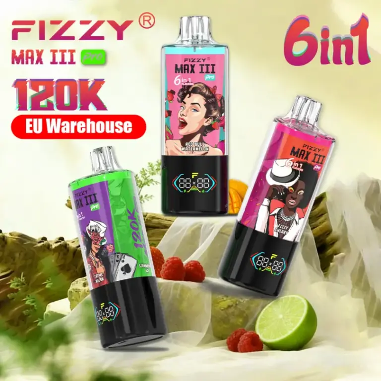 EU-magazijn Fizzy 150.000 trekjes 15-in-1 wegwerpvape groothandel
