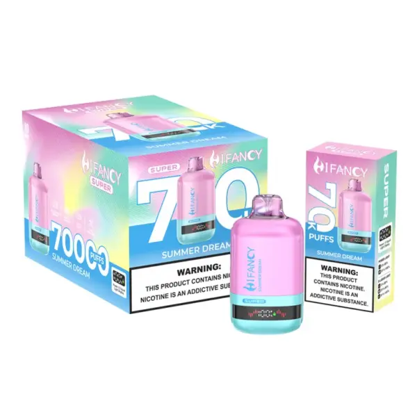 Αποθήκη εμπορευμάτων της ΕΕ Hifancy 70k Puffs 70000 Καλύτερη μίας χρήσης Vape Pen Δωρεάν αποστολή