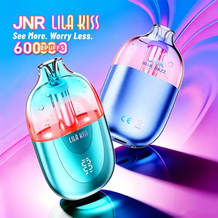 JNR Lila Kiss 60k Puffs 60000 Bästa Engångs Vape Penna Fri Frakt