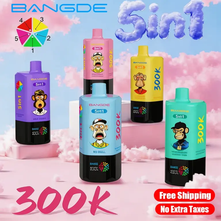Bang DE 300K Puffs 5 in 1 Disposable Vape