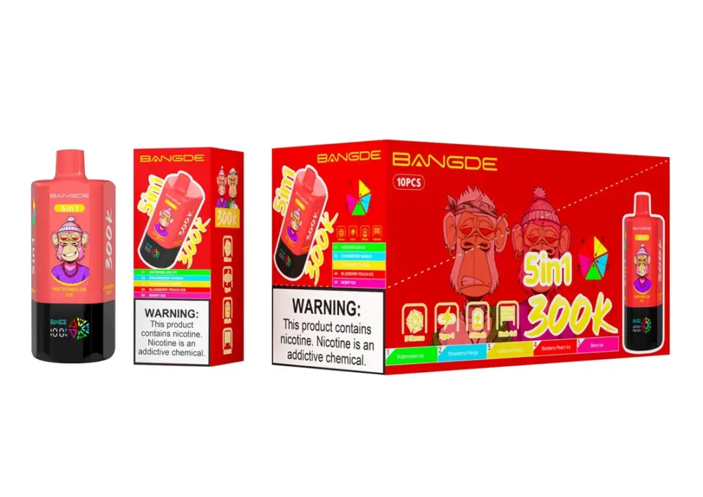 Bang DE 300K Puffs 5 in 1 Disposable Vape