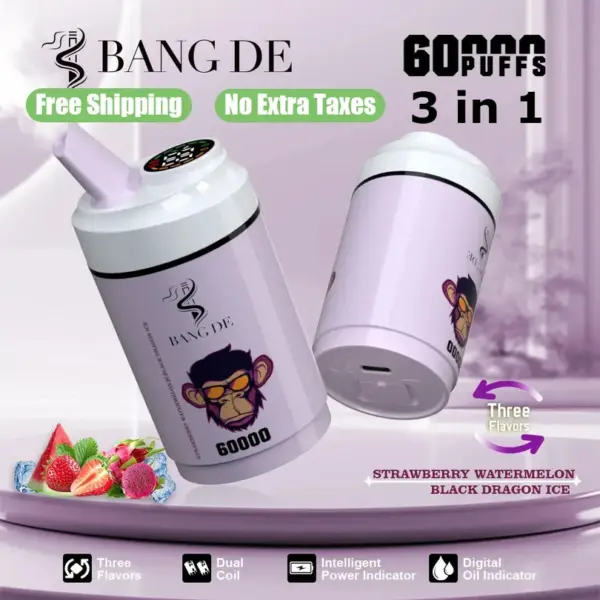 Bang DE 60000 Puffs 3 in 1 Disposable Vape