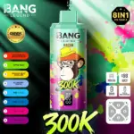 Bang Legend 300k Puffs 8 i 1 smaker Engångs Vape Partihandel Fri frakt Ingen tull
